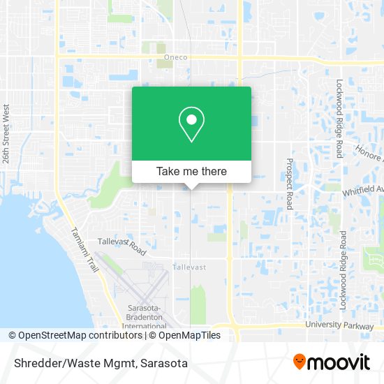 Shredder/Waste Mgmt map