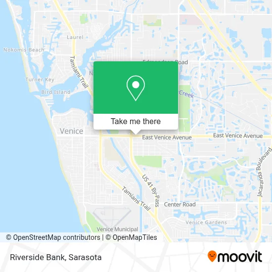 Mapa de Riverside Bank