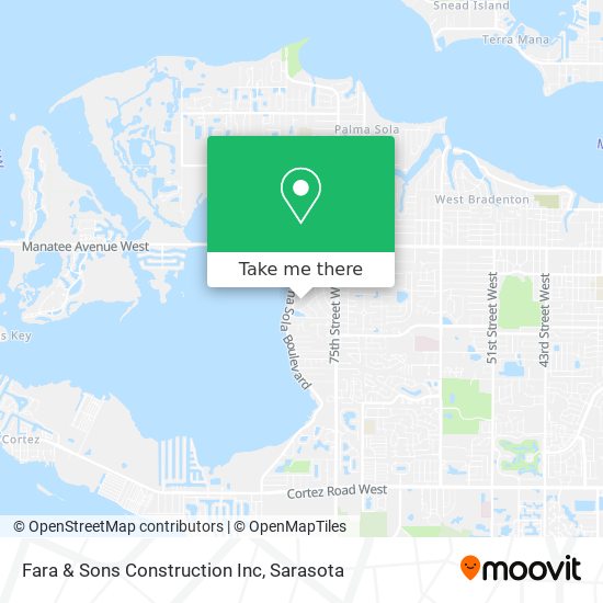 Fara & Sons Construction Inc map
