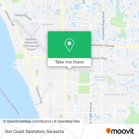 Sun Coast Sanitation map