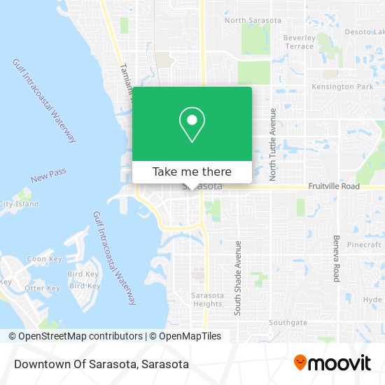 Mapa de Downtown Of Sarasota