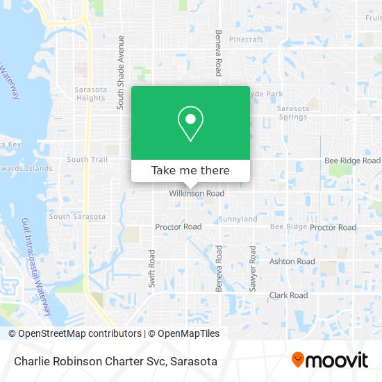 Charlie Robinson Charter Svc map