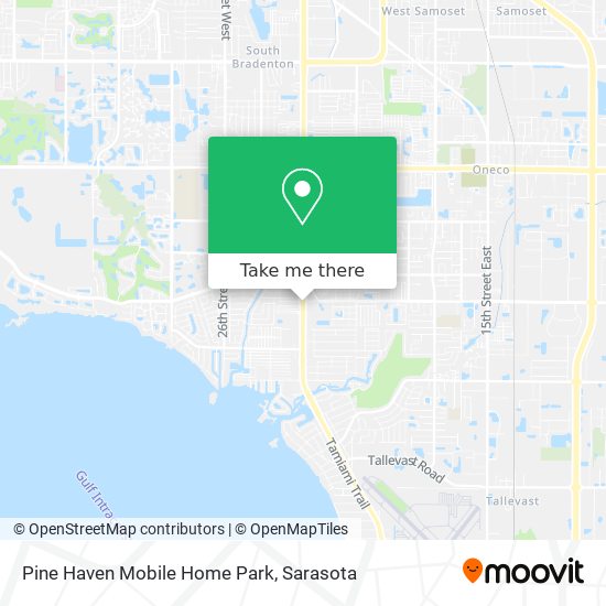 Pine Haven Mobile Home Park map