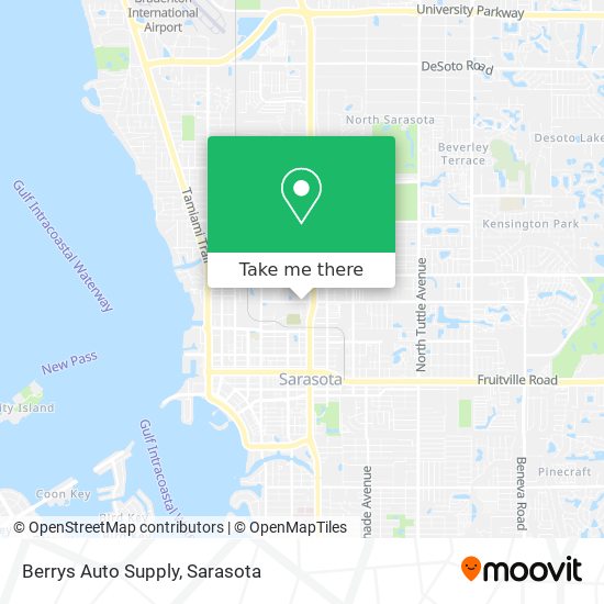 Mapa de Berrys Auto Supply
