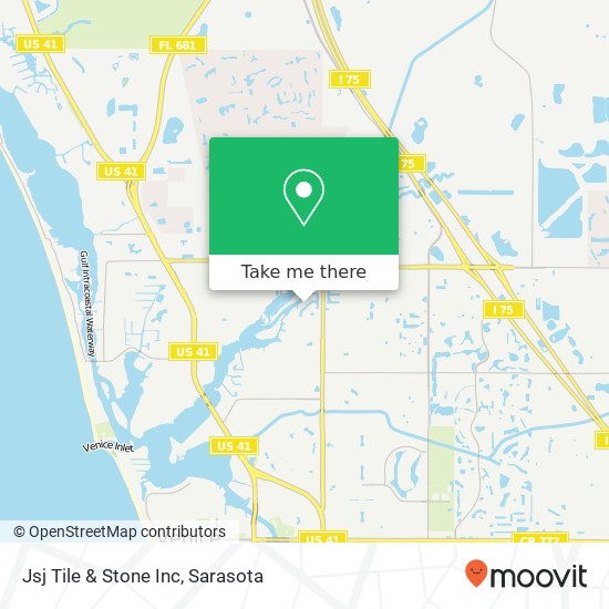 Jsj Tile & Stone Inc map