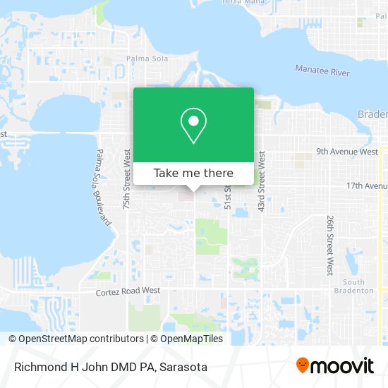 Mapa de Richmond H John DMD PA