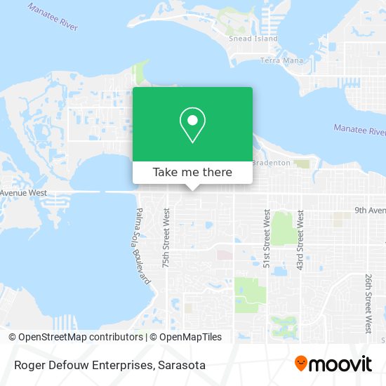 Roger Defouw Enterprises map