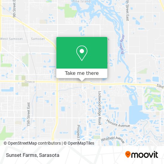 Mapa de Sunset Farms