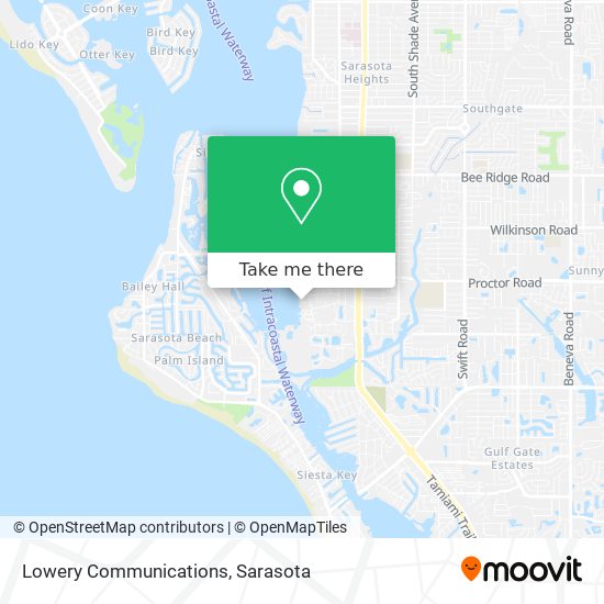 Lowery Communications map