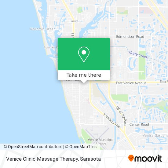 Venice Clinic-Massage Therapy map