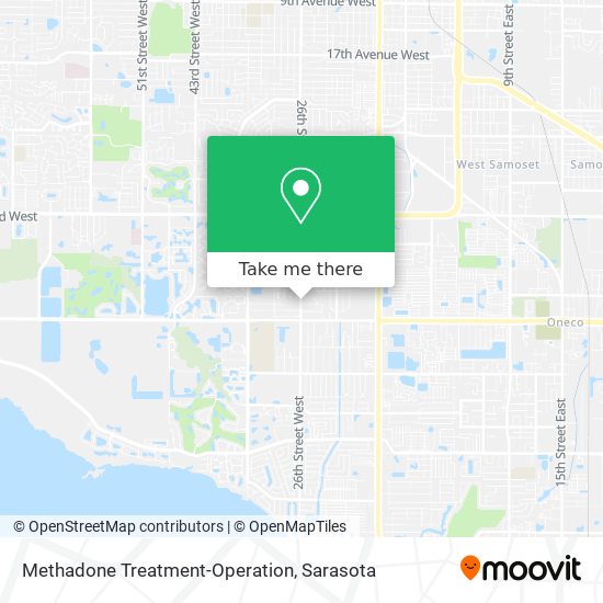Mapa de Methadone Treatment-Operation