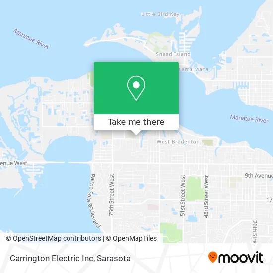 Carrington Electric Inc map