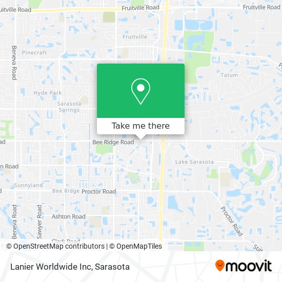 Lanier Worldwide Inc map
