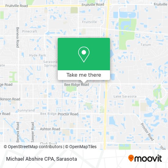 Michael Abshire CPA map