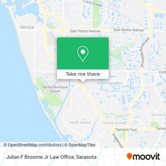 Mapa de Julian F Broome Jr Law Office