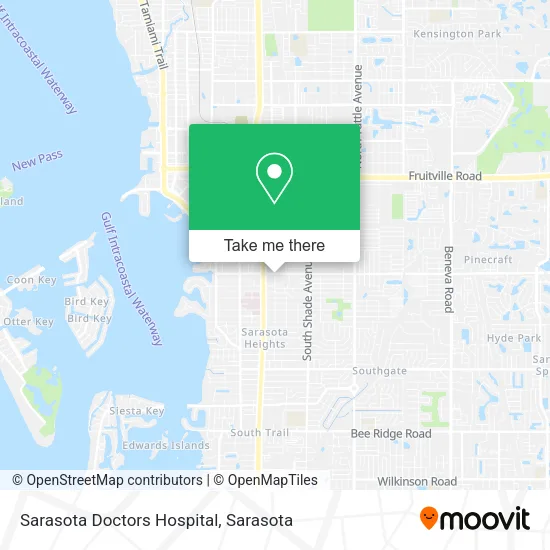 Sarasota Doctors Hospital map