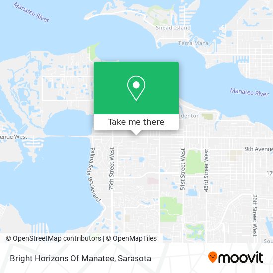 Bright Horizons Of Manatee map