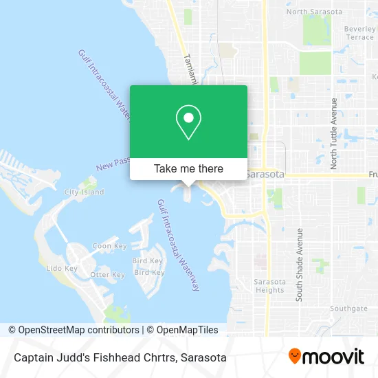 Captain Judd's Fishhead Chrtrs map