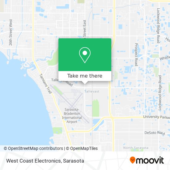 West Coast Electronics map