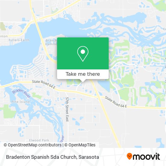 Bradenton Spanish Sda Church map