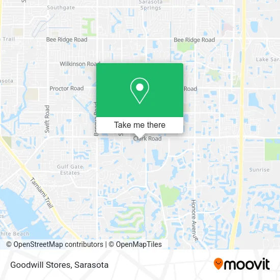 Goodwill Stores map