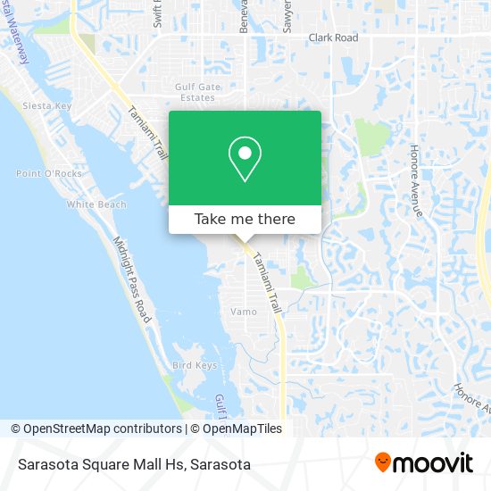 Mapa de Sarasota Square Mall Hs