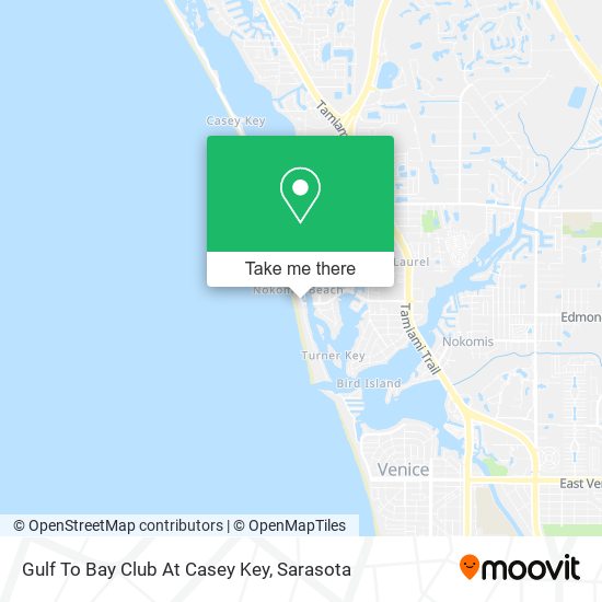 Mapa de Gulf To Bay Club At Casey Key