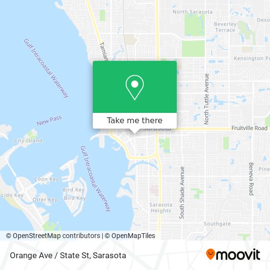 Orange Ave / State St map