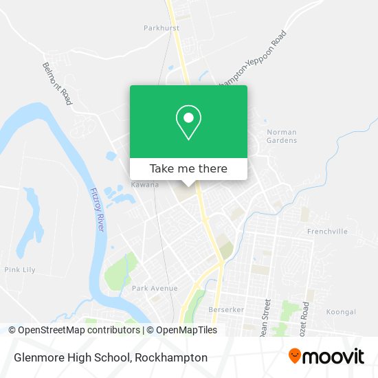 Mapa Glenmore High School