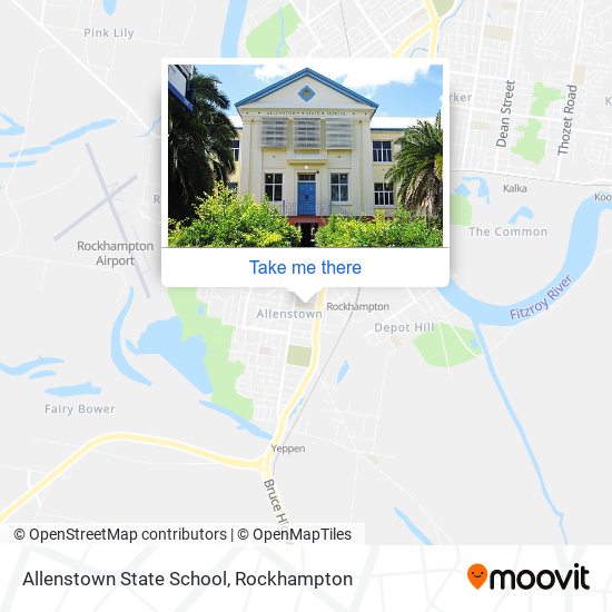 Allenstown State School map