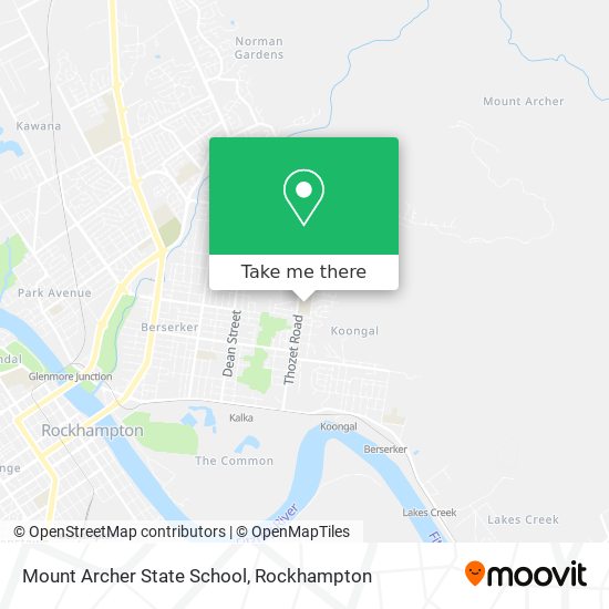 Mount Archer State School map