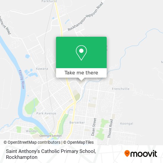 Saint Anthony's Catholic Primary School map