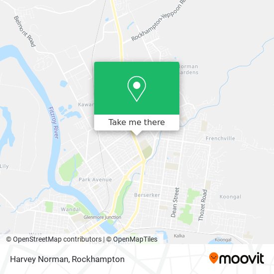 Harvey Norman map