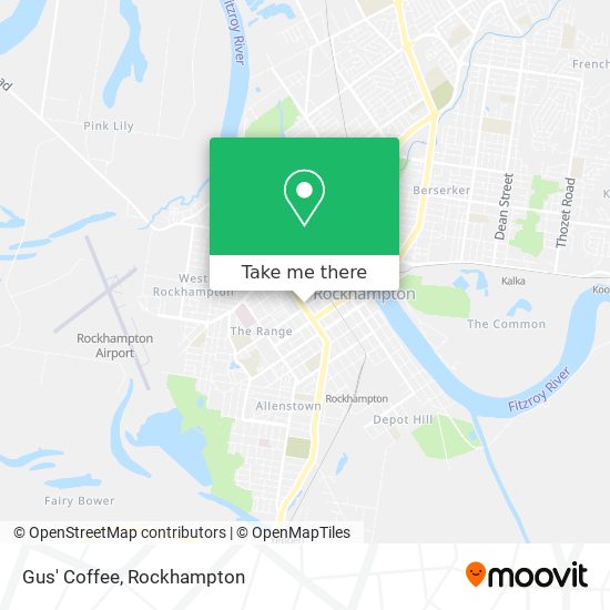 Gus' Coffee map