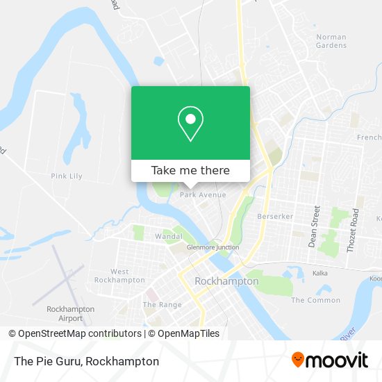 The Pie Guru map
