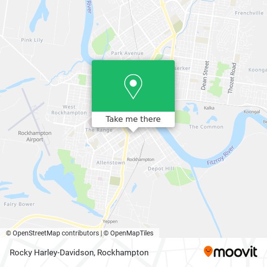 Rocky Harley-Davidson map