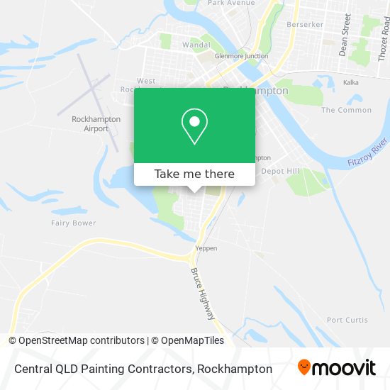 Mapa Central QLD Painting Contractors