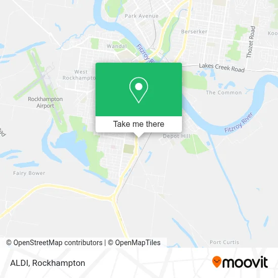 Mapa ALDI