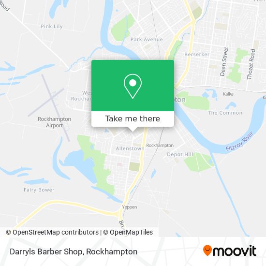 Darryls Barber Shop map