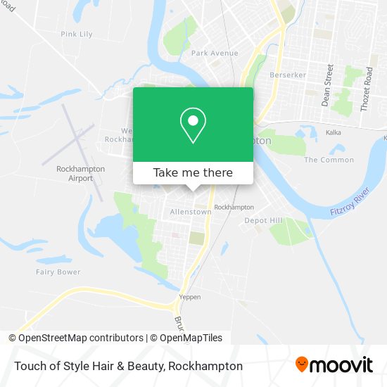 Touch of Style Hair & Beauty map