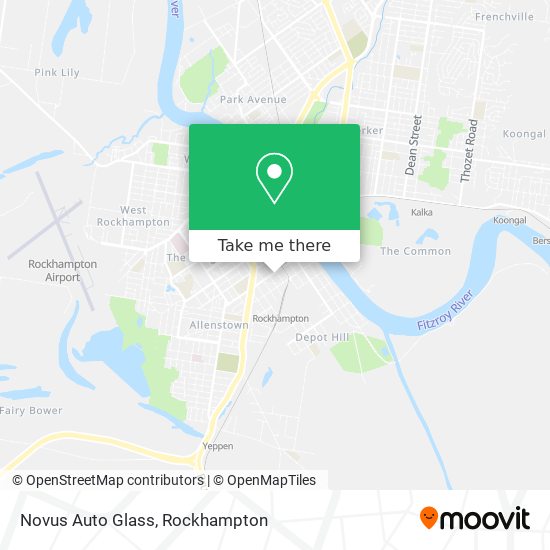 Novus Auto Glass map