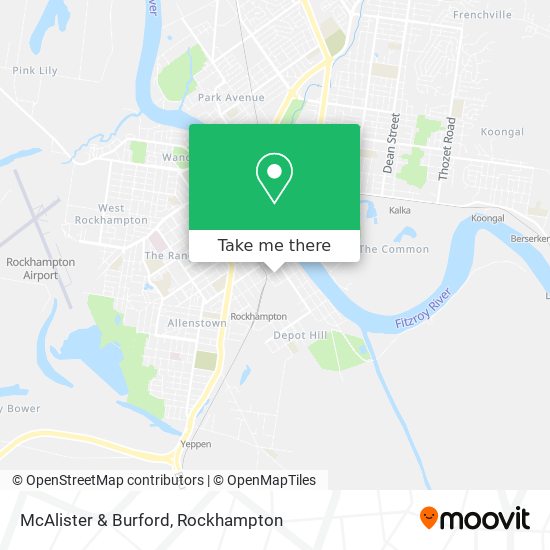 McAlister & Burford map