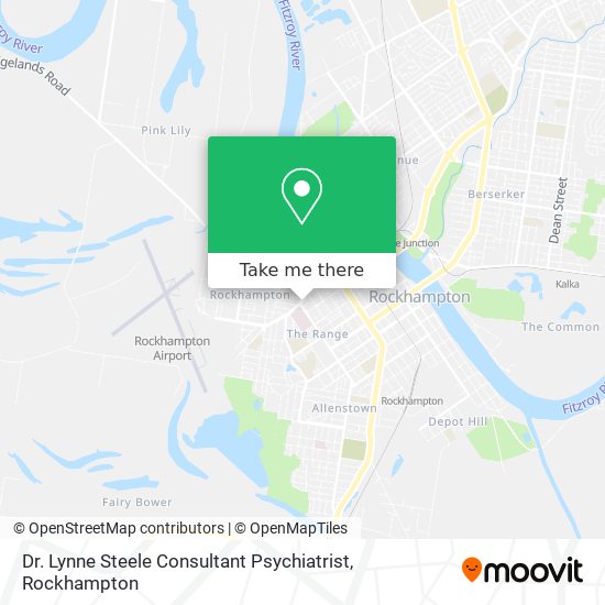 Dr. Lynne Steele Consultant Psychiatrist map