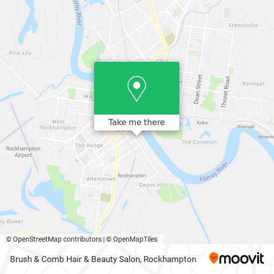 Brush & Comb Hair & Beauty Salon map