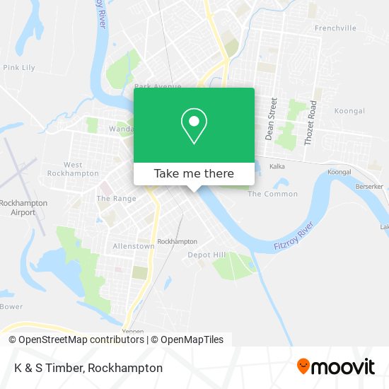 K & S Timber map
