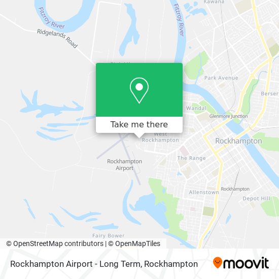 Rockhampton Airport - Long Term map