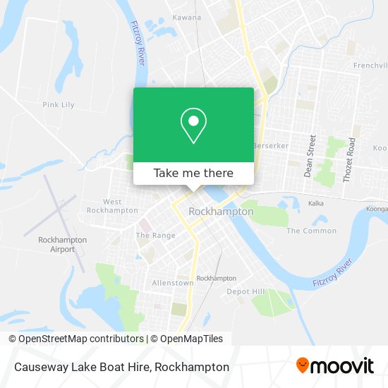 Causeway Lake Boat Hire map