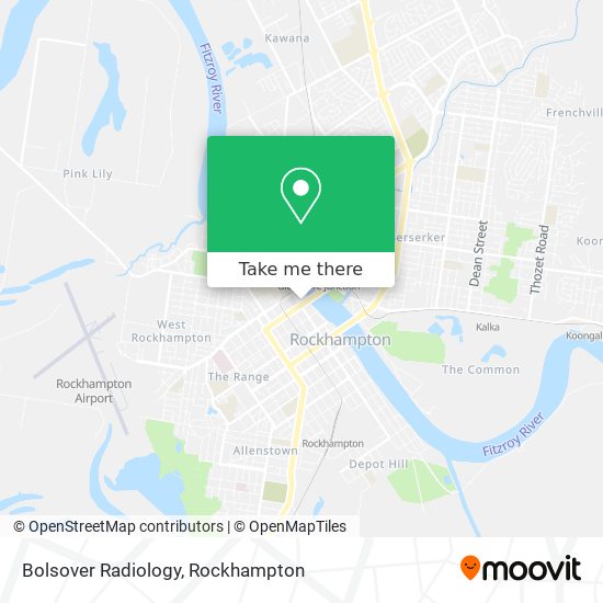 Bolsover Radiology map