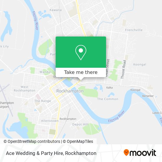 Ace Wedding & Party Hire map