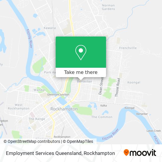 Mapa Employment Services Queensland